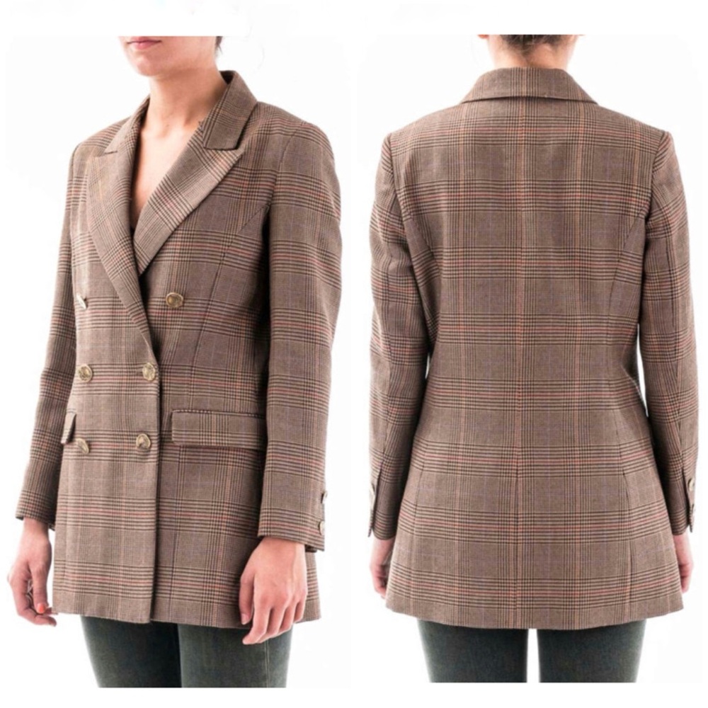 L’Autre Chose Plaid Prince of Wales Blazer
